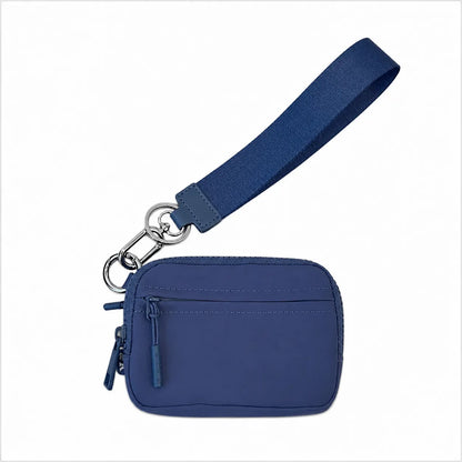 Ultra-Slim Minimalist Metal Wallet with RFID Blocking & Quick Access Pop-Up