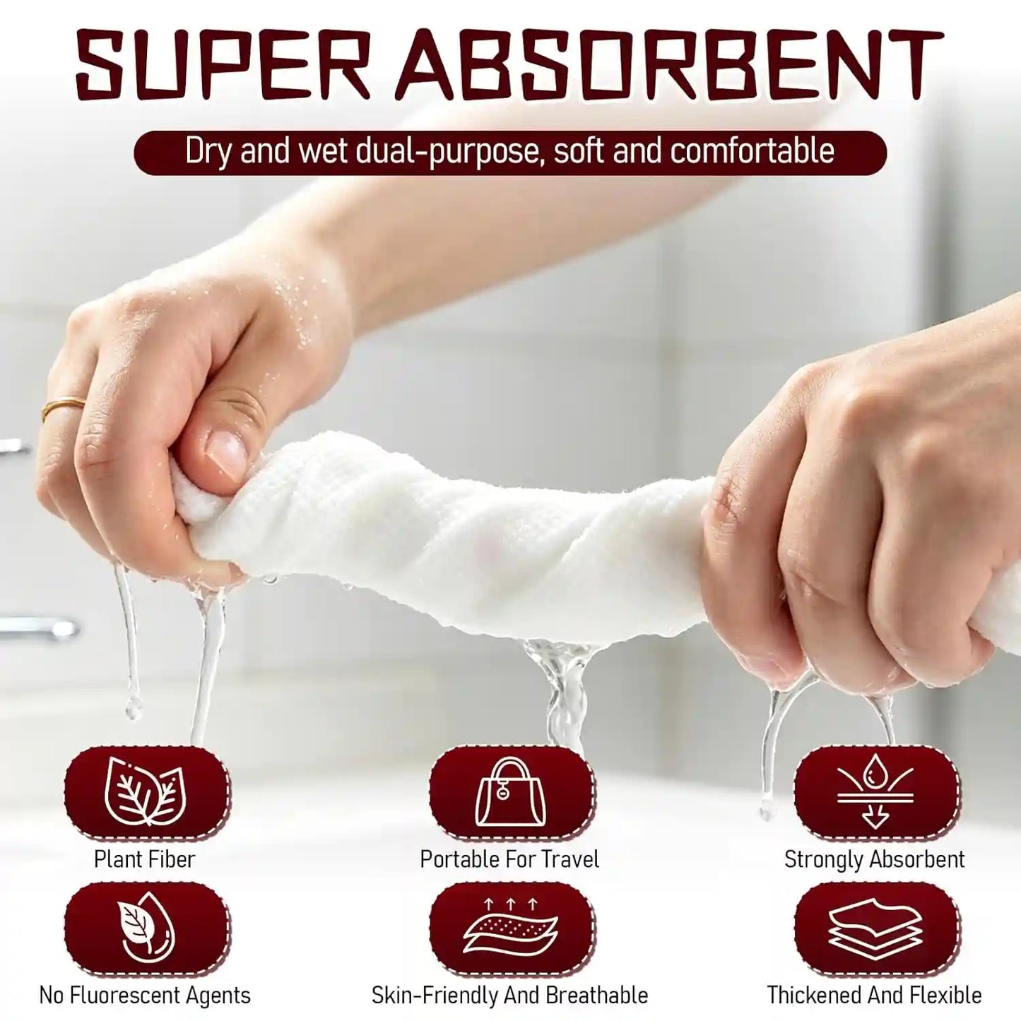 Compressed Travel Towels – Just Add Water Anywhere