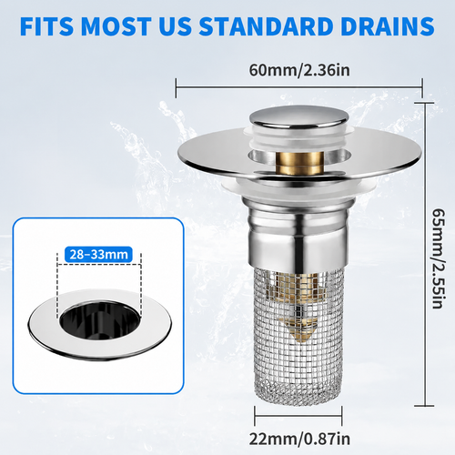 Upgrade to the Universal Pop-Up Sink Stopper