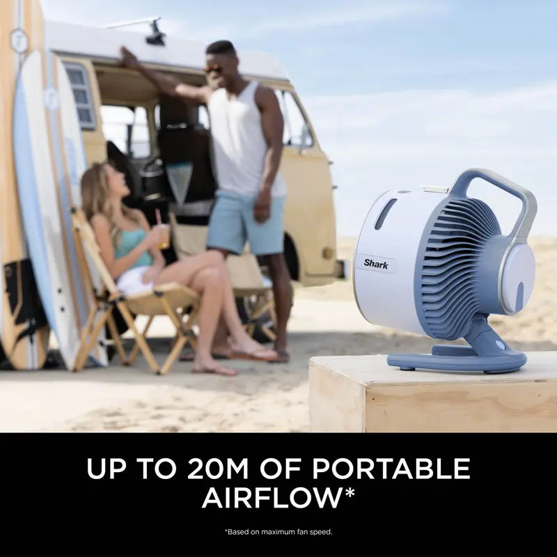 Instantly Drop 10°C Anywhere — Cordless Hybrid Misting & Cooling Fan