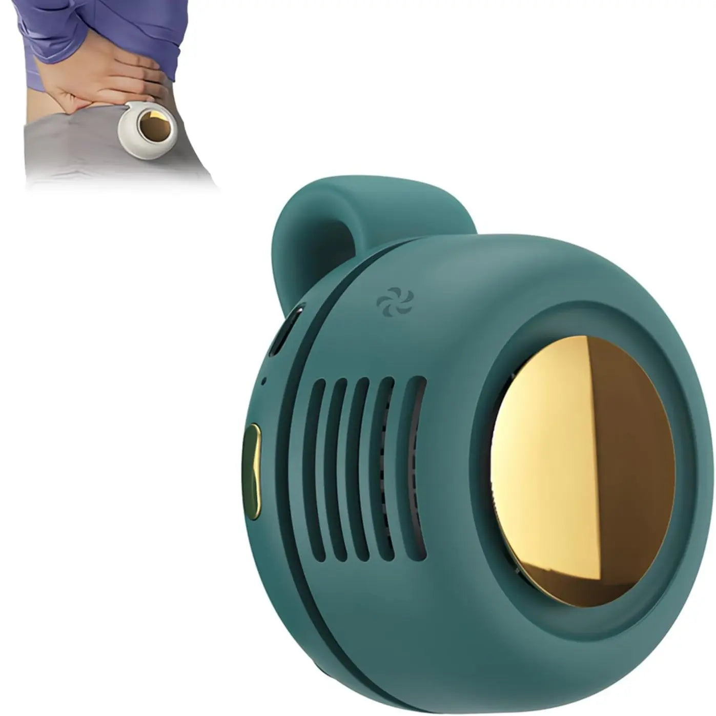 Mini Bladeless Portable Fan — USB Rechargeable & Safe Quiet Cooling