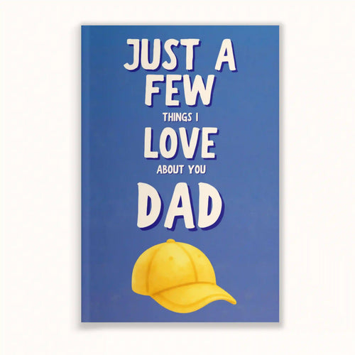 Personalized "Things I Love About You" Fill-In Book for Dad