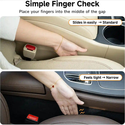 Car Seat Gap Filler Organizer - Anti-Drop Insert Design For Blocking Lost Items & Creating Instant Car Storage