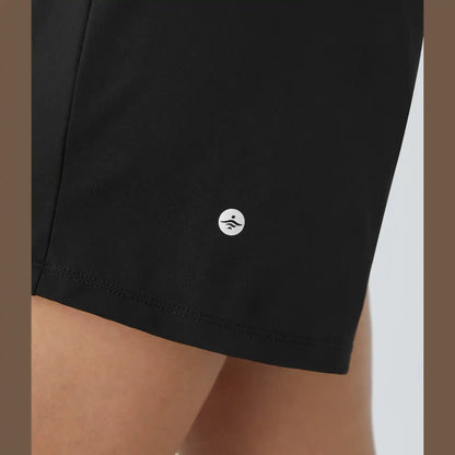 2-Piece High-Waisted Yoga Shorts Set - Sculpt Fit Design With Hidden & Back Pockets For Everyday Movement & Comfort