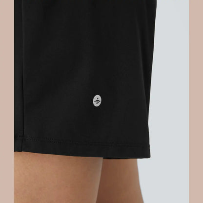 2-Piece High-Waisted Yoga Shorts Set - Sculpt Fit Design With Hidden & Back Pockets For Everyday Movement & Comfort