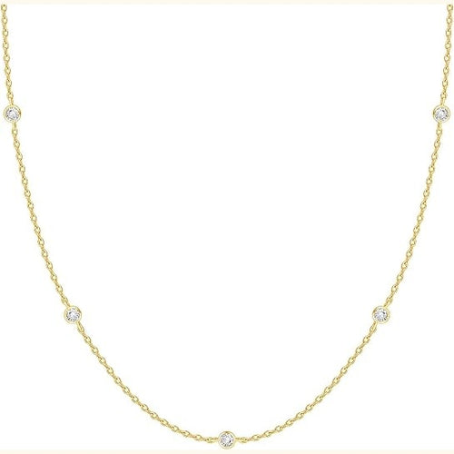 Dainty CZ Necklace - Lightweight Sparkle For Everyday Elegance