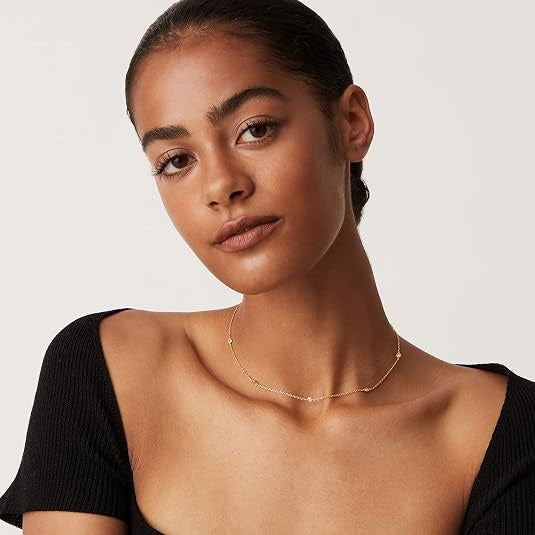 Dainty CZ Necklace - Lightweight Sparkle For Everyday Elegance