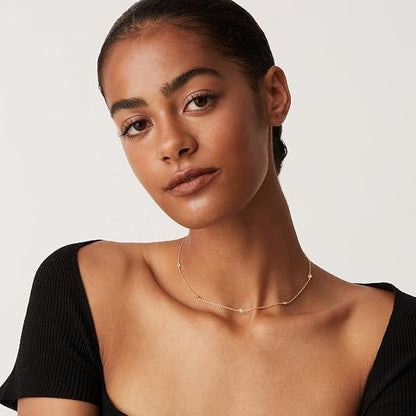 Dainty CZ Necklace - Lightweight Sparkle For Everyday Elegance