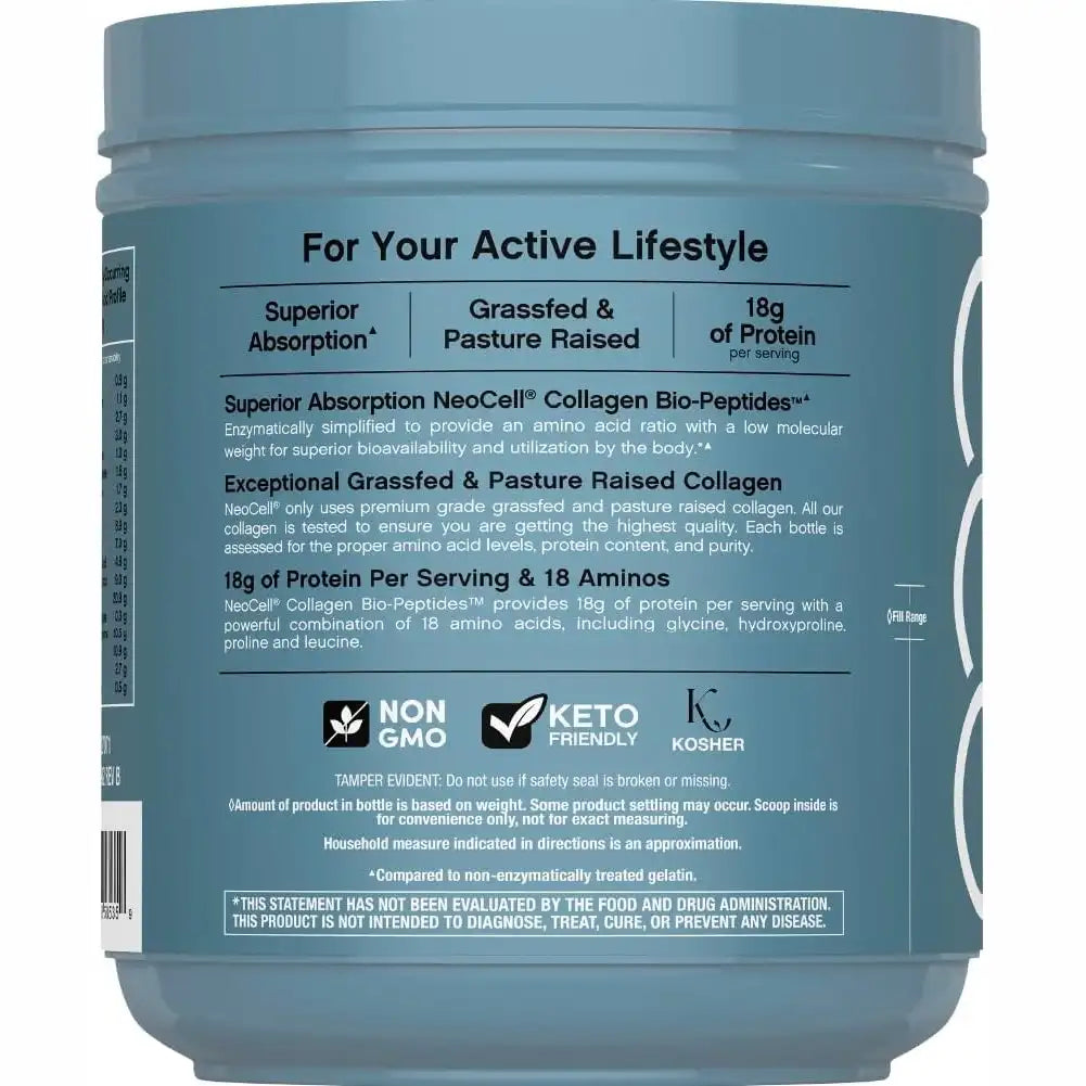 Collagen Peptides Powder - Bio-Peptide Formula For Skin Glow, Hair Strength & Daily Joint Support