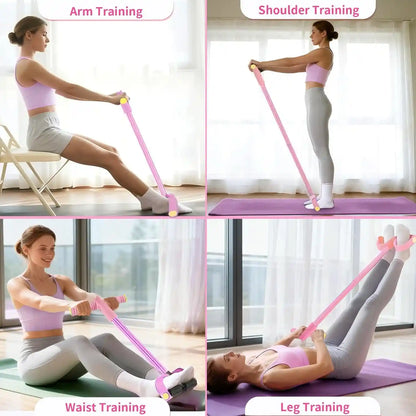 Pedal Resistance Trainer - Full Body Resistance Workout For Home Fitness