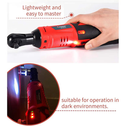Cordless Right-Angle Ratchet Wrench - 45Nm Power For Faster Bolt Removal