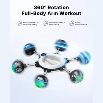 360° Rotating Wrist Trainer - Dynamic Resistance Training For Stronger Grip & Forearms