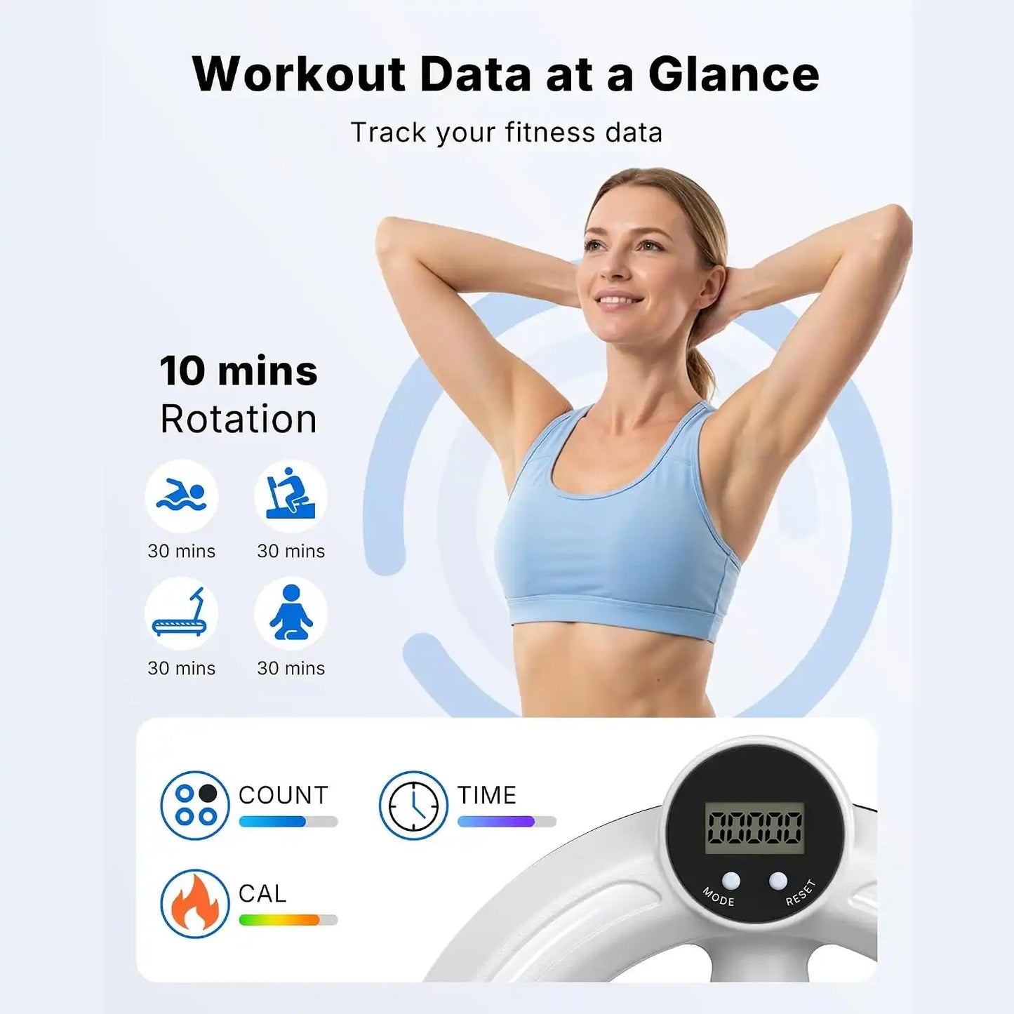 360° Rotating Wrist Trainer - Dynamic Resistance Training For Stronger Grip & Forearms