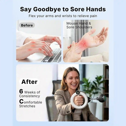 360° Rotating Wrist Trainer - Dynamic Resistance Training For Stronger Grip & Forearms