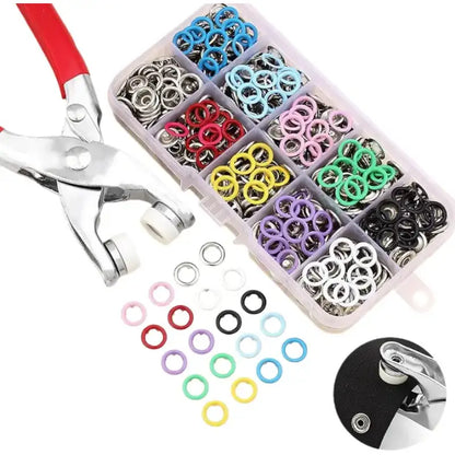 Snap Button Repair Kit - No-Sew Clothing Fix System For Instant Garment Restoration