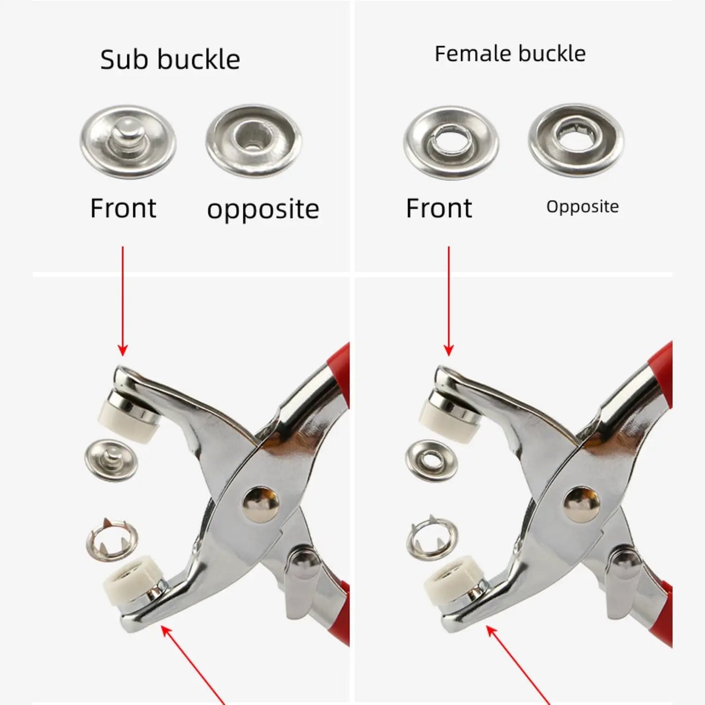 Snap Button Repair Kit - No-Sew Clothing Fix System For Instant Garment Restoration