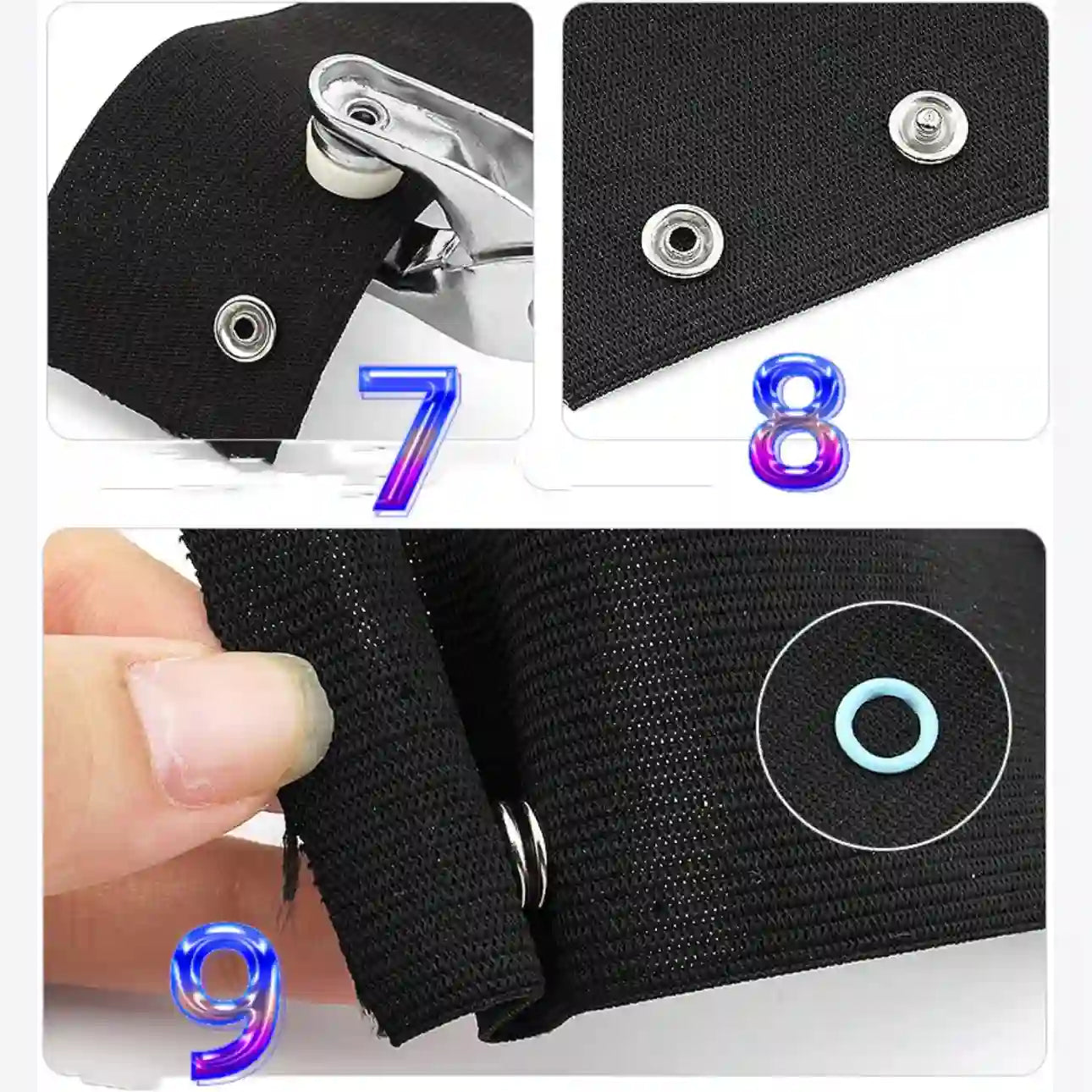 Snap Button Repair Kit - No-Sew Clothing Fix System For Instant Garment Restoration