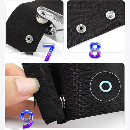 Snap Button Repair Kit - No-Sew Clothing Fix System For Instant Garment Restoration