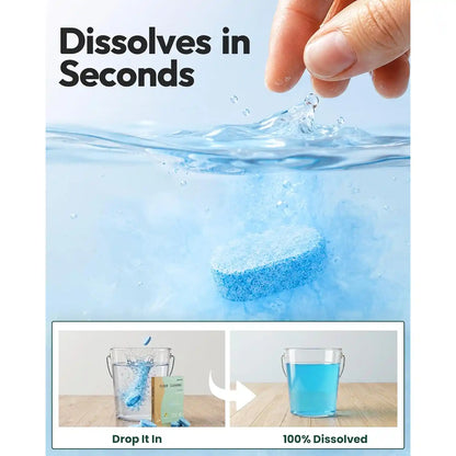 Floor Cleaning Tablets - Drop & Dissolve For Fresh, Residue-Free Floors