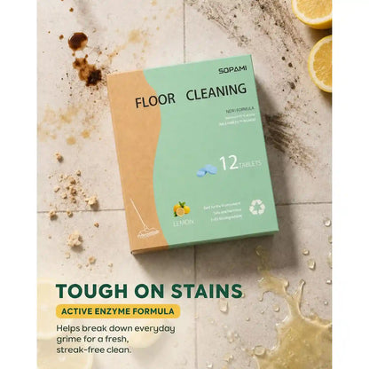 Floor Cleaning Tablets - Drop & Dissolve For Fresh, Residue-Free Floors