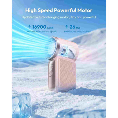 Mini Handheld Fan - 6-Speed LED Control for Instant Personal Cooling Anywhere