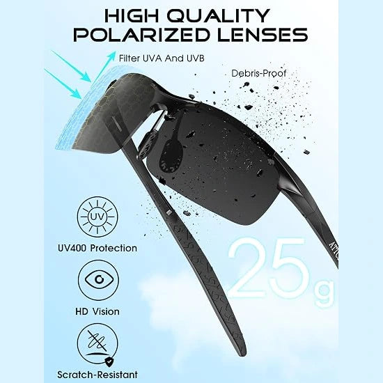 Polarized Sunglasses - Glare Reducing Lens Technology For Clearer Vision