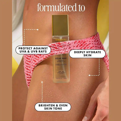 Invisible Sunscreen Oil - SPF 45 Glow Protection For Smooth Radiant Skin