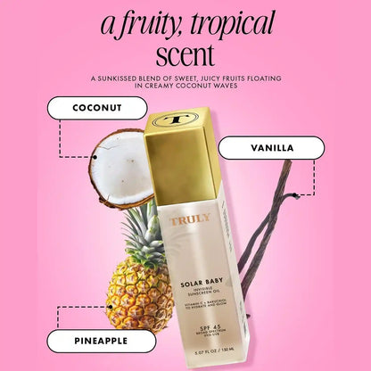 Invisible Sunscreen Oil - SPF 45 Glow Protection For Smooth Radiant Skin