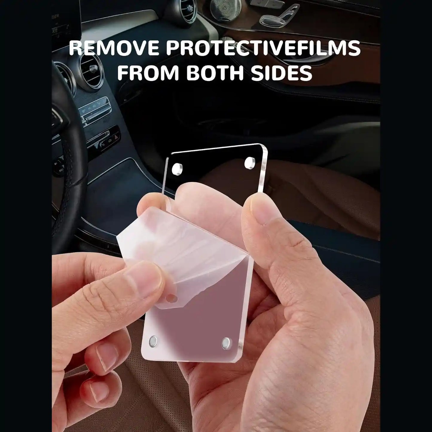 Car Visor Magnetic Photo Frame - Clip Your Memories On Every Drive