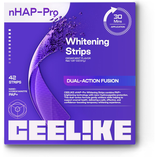 Teeth Whitening Strips - Peroxide-Free Formula For A Brighter Smile